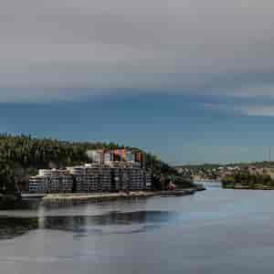 Einfahrt nach Stockholm